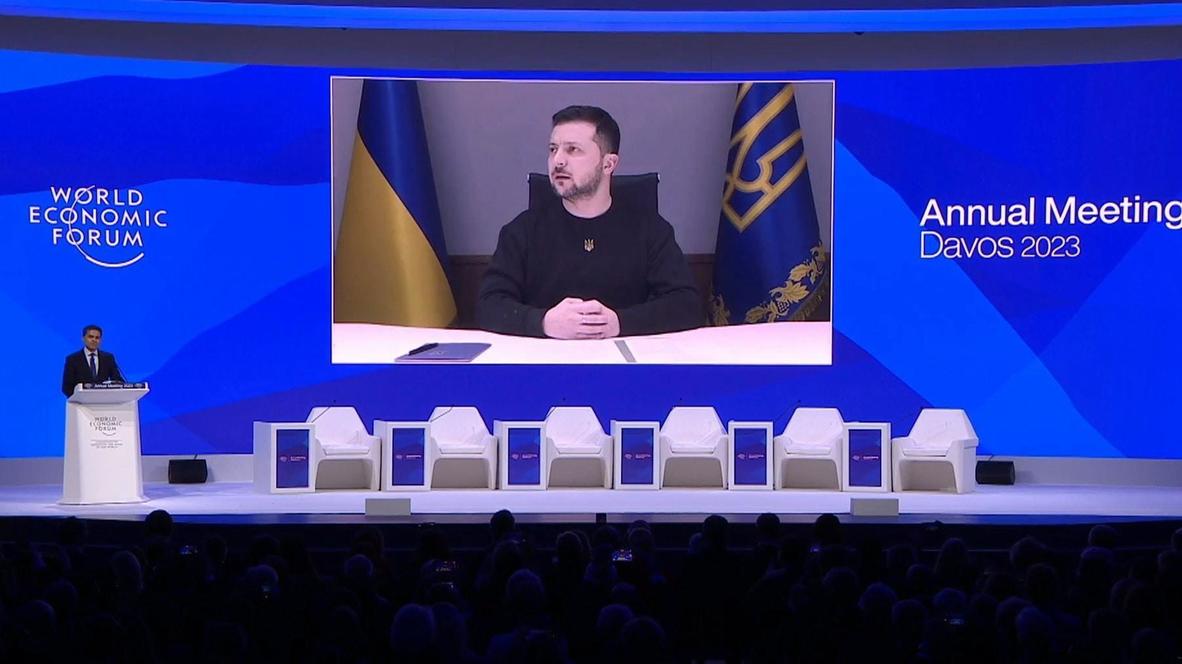 Switzerland: 'The time the Free World uses to think is used by the terrorist state to kill' - Zelensky in Davos