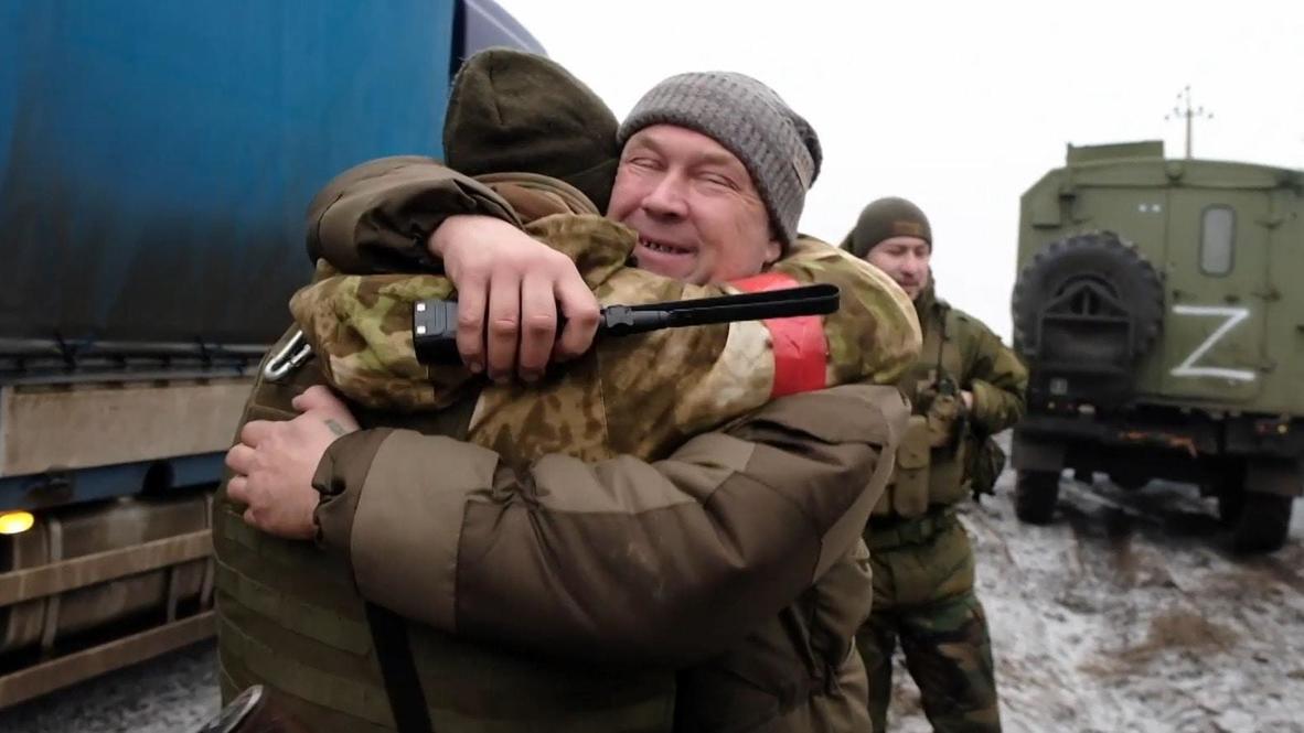 Father and Son: Soldier’s dad travels over one thousand kilometres to hug his child at Zaporozhye military station